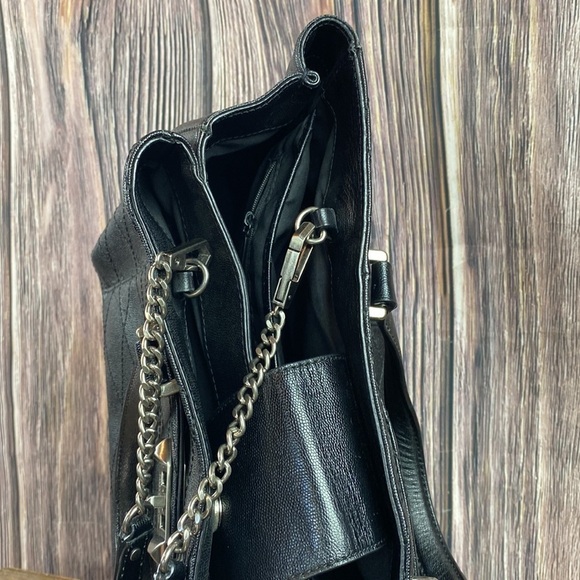 REBECCA MINKOFF Large Je T’aime Black Leather Tote - Picture 10 of 16